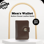Men's Leather Bi-Fold Waleet - Stylish Slim Design